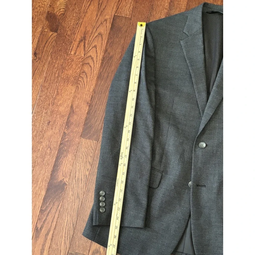 Jos A Bank Traveler Travel Tech Blazer 39R Tailored Fit Gray Wool Blend 39R NWT